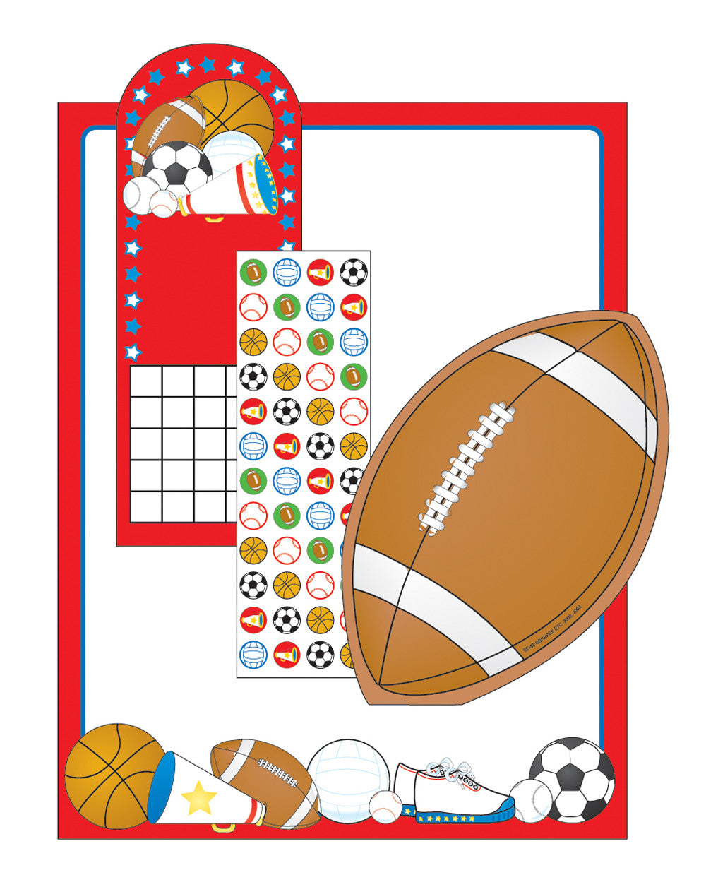 SHAPES ETC. Stationery Set - Sport